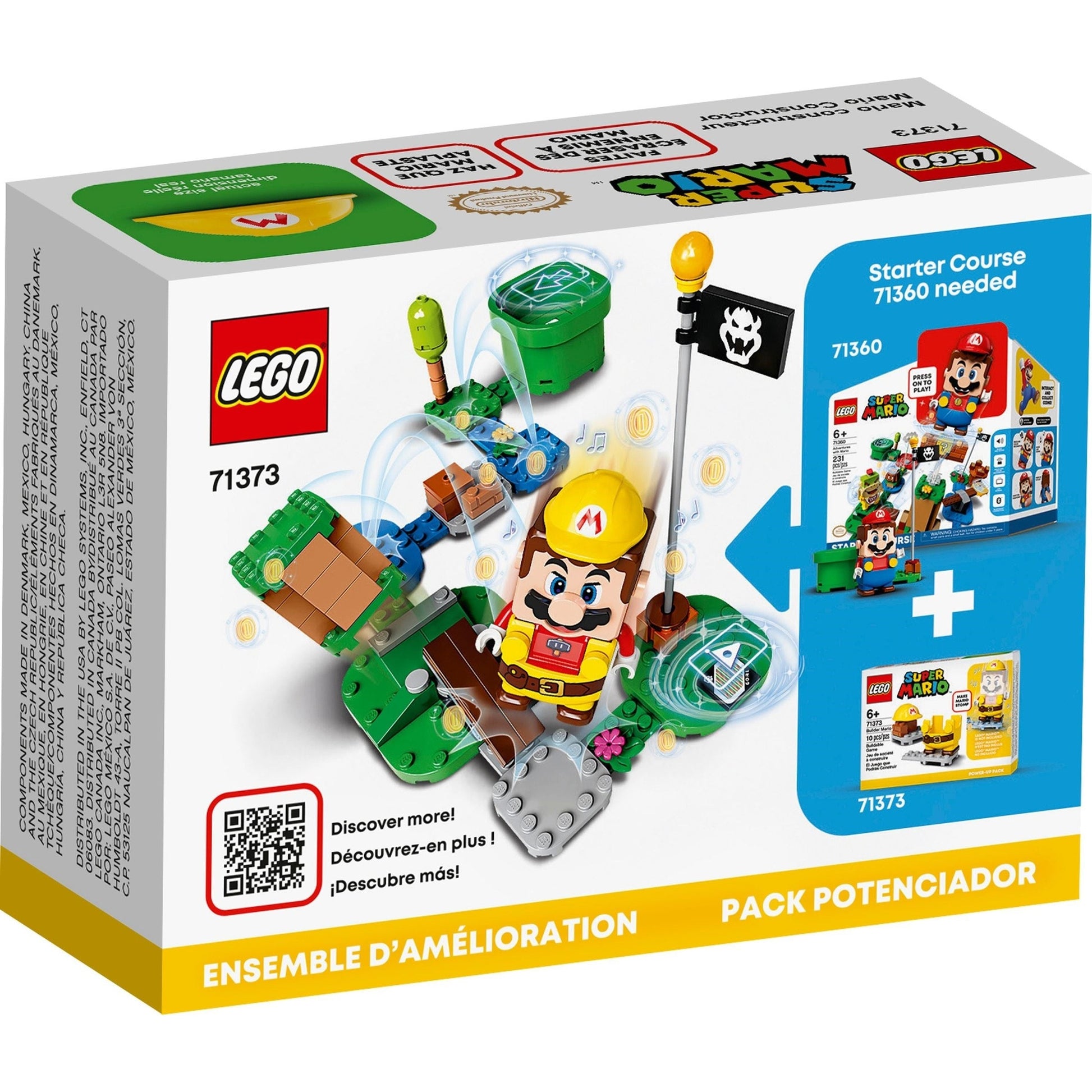 LEGO Super Mario Builder Mario Power-Up Pack 71373