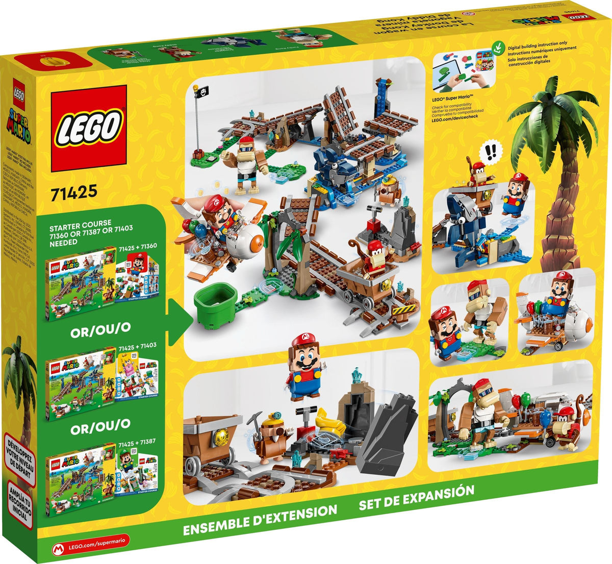 LEGO Super Mario Diddy Kong's Mine Cart Ride 71425