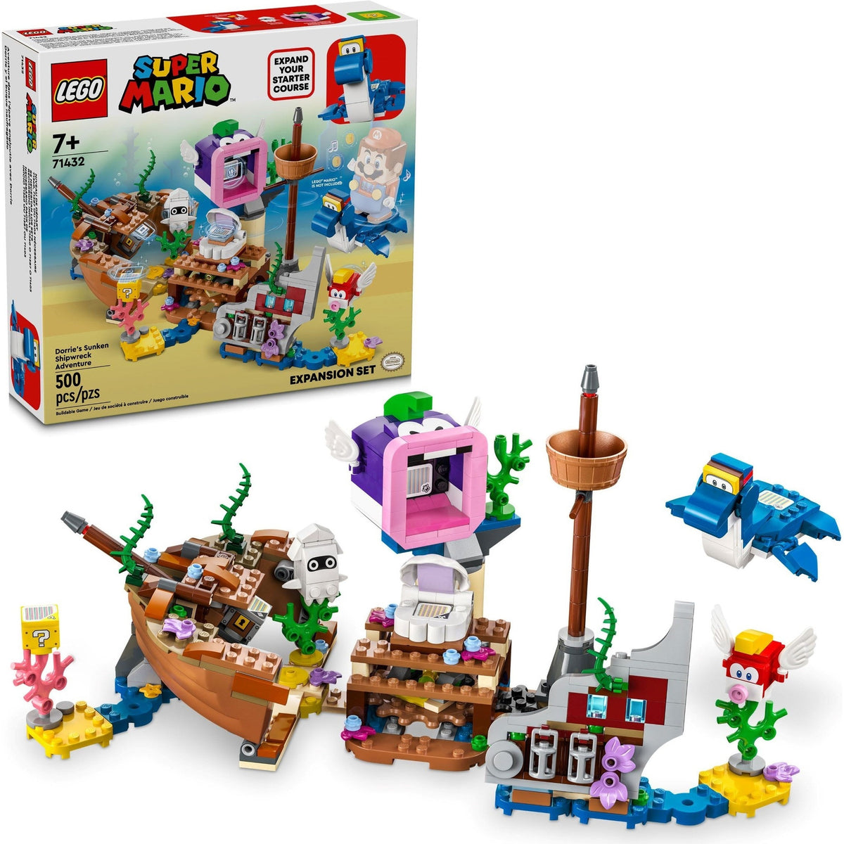 LEGO Super Mario Dorrie's Sunken Shipwreck Adventure 71432