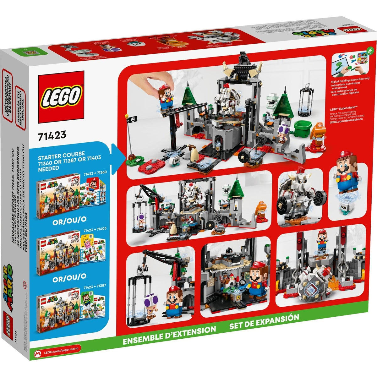 LEGO Super Mario Dry Bowser Castle Battle 71423