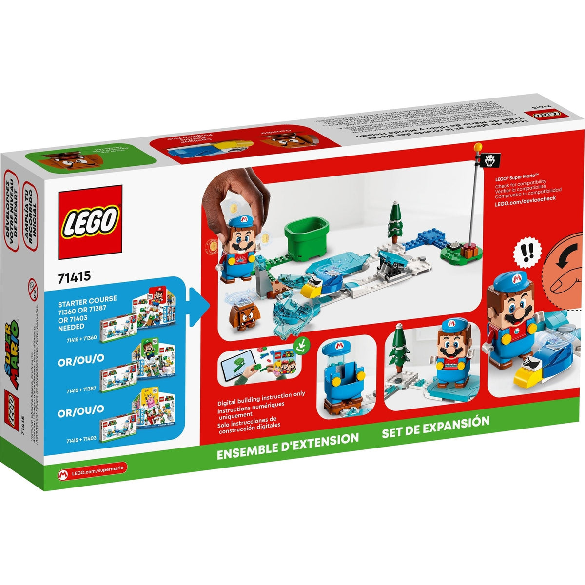 LEGO Super Mario Ice Mario Suit and Frozen World 71415