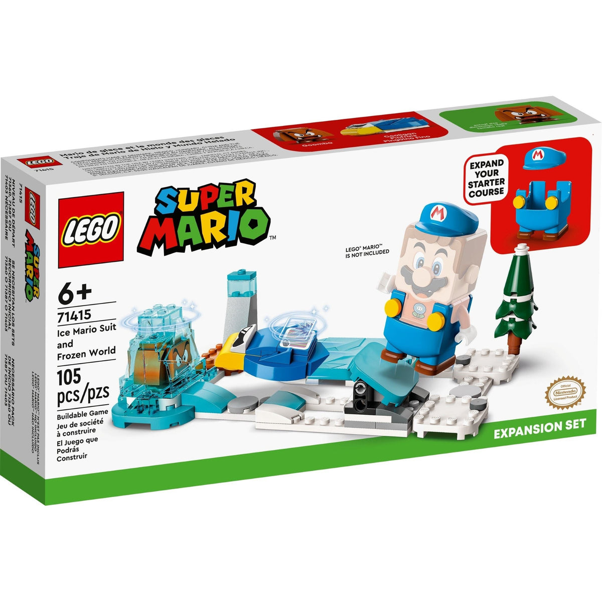 LEGO Super Mario Ice Mario Suit and Frozen World 71415