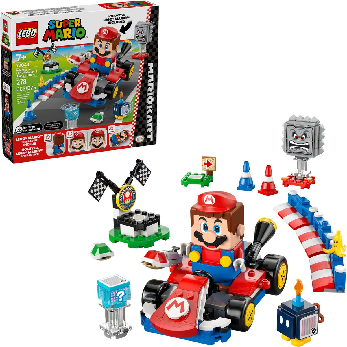 LEGO Super Mario Interactive LEGO Mario & Standard Kart 72043