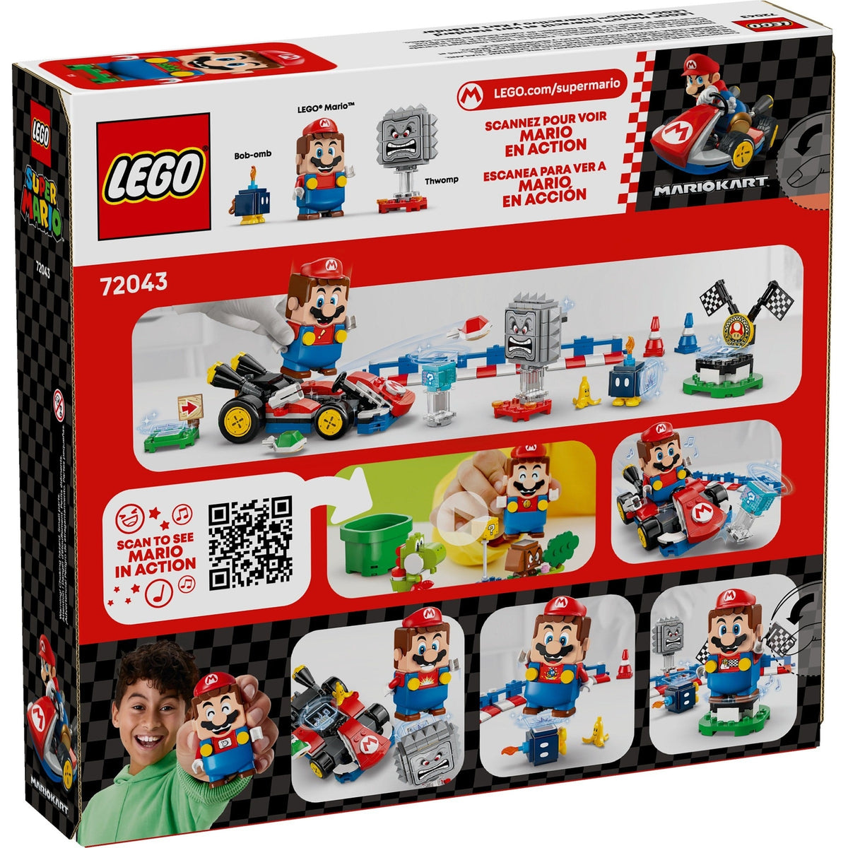 LEGO Super Mario Interactive LEGO Mario & Standard Kart 72043