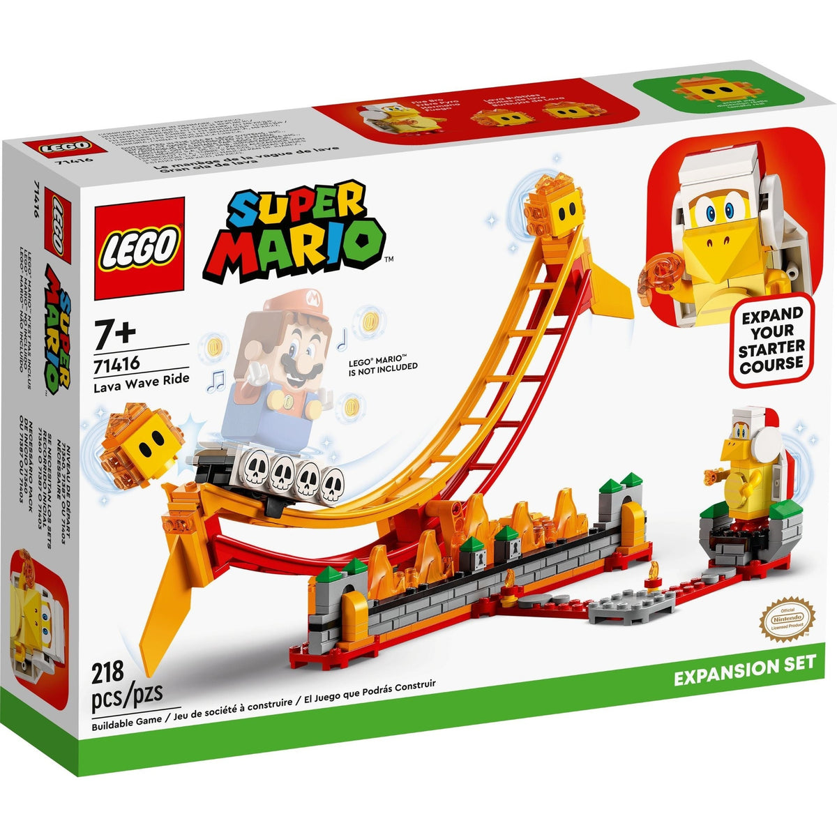 LEGO Super Mario Lava Wave Ride 71416