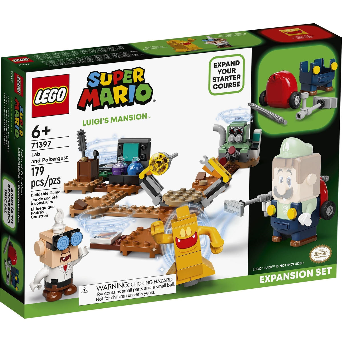 LEGO Super Mario Luigi's Mansion Lab and Poltergust 71397