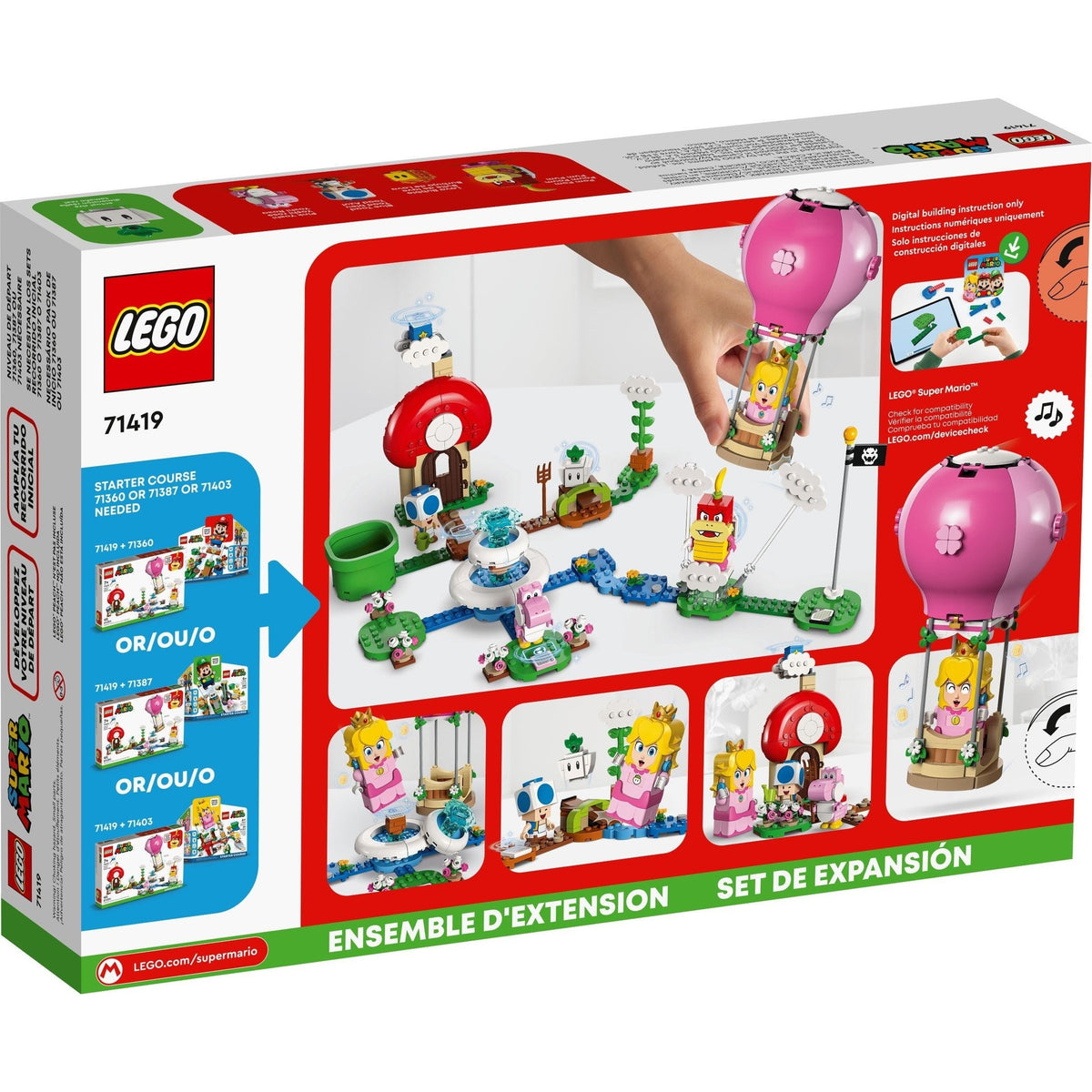 LEGO Super Mario Peach's Garden Balloon Ride 71419