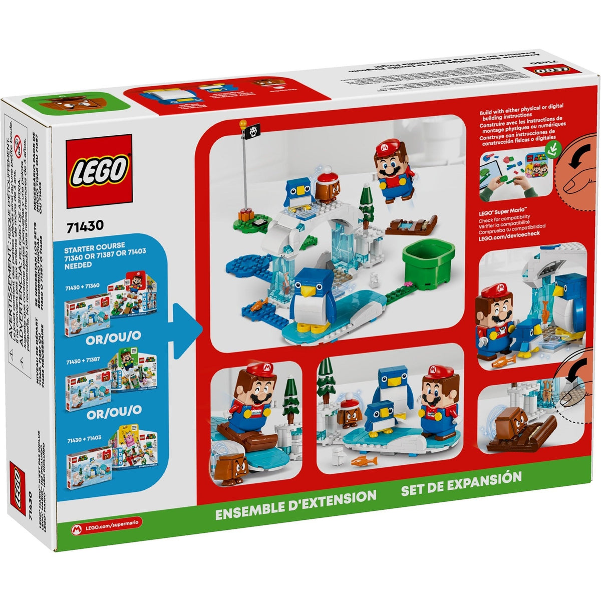 LEGO Super Mario Penguin Family Snow Adventure 71430