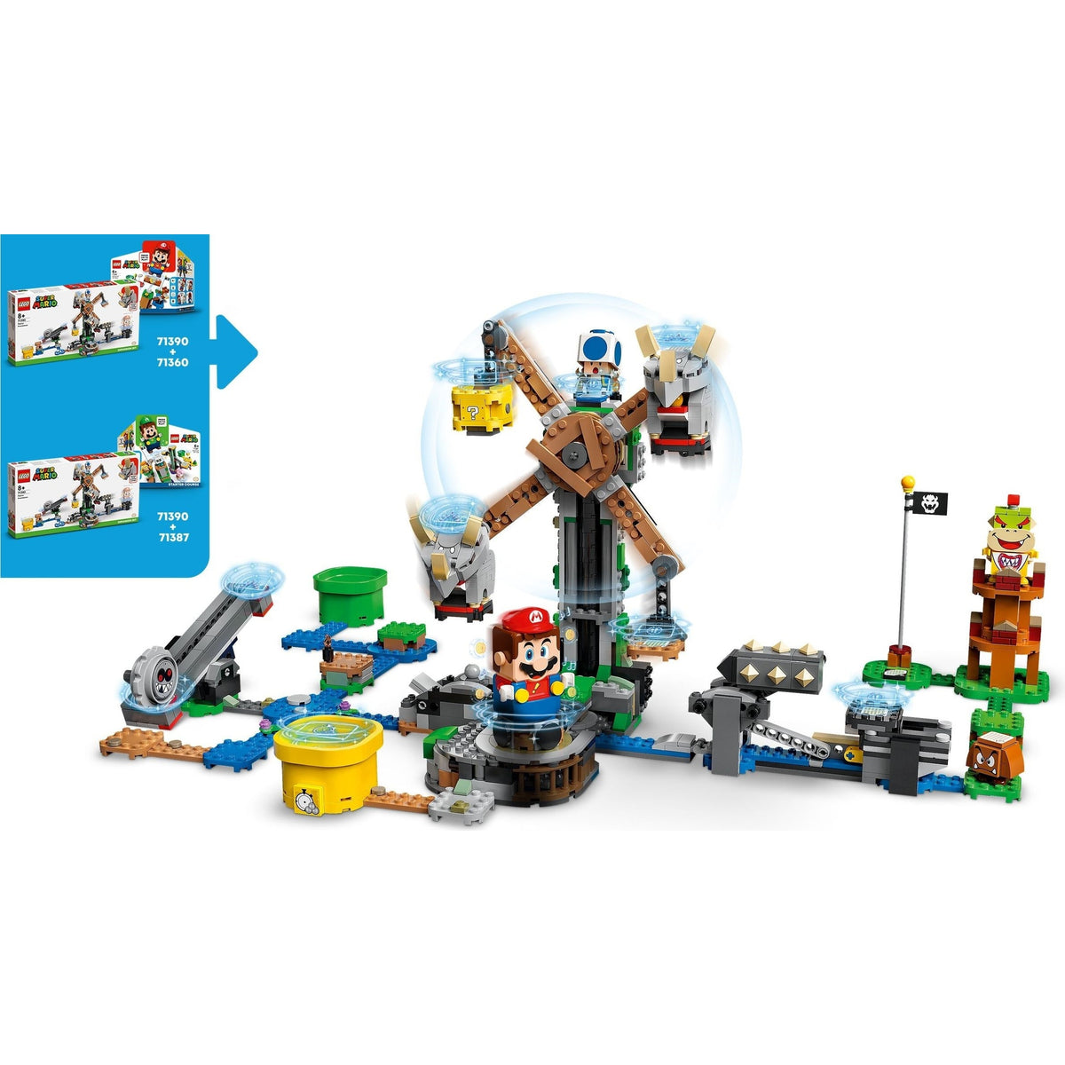 LEGO Super Mario Reznor Knockdown 71390