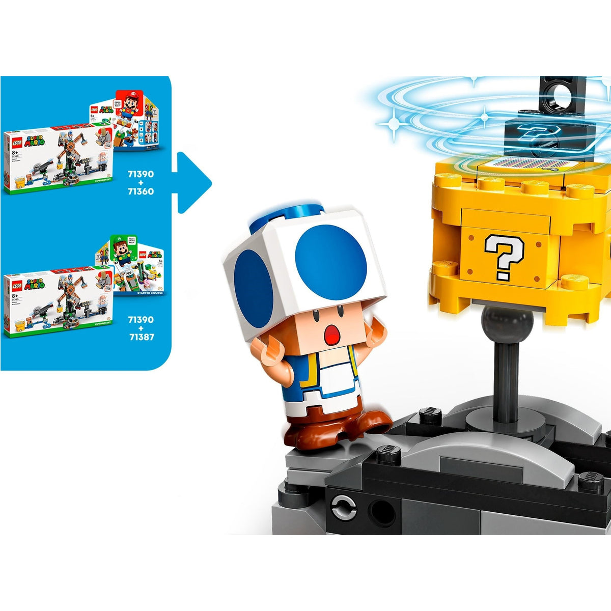LEGO Super Mario Reznor Knockdown 71390