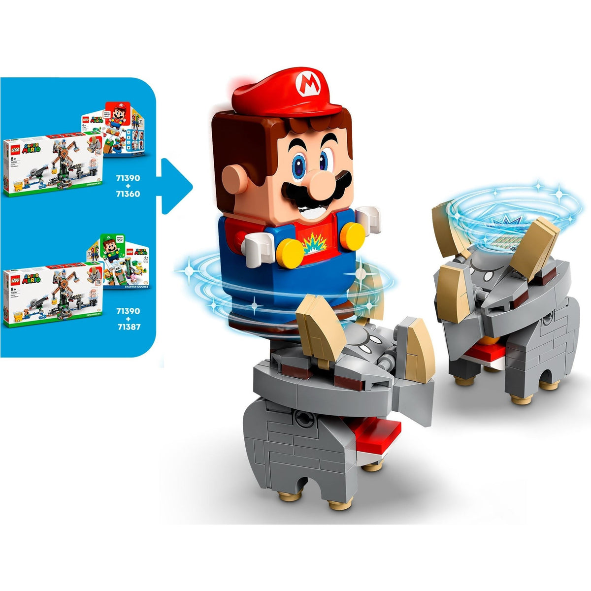 LEGO Super Mario Reznor Knockdown 71390
