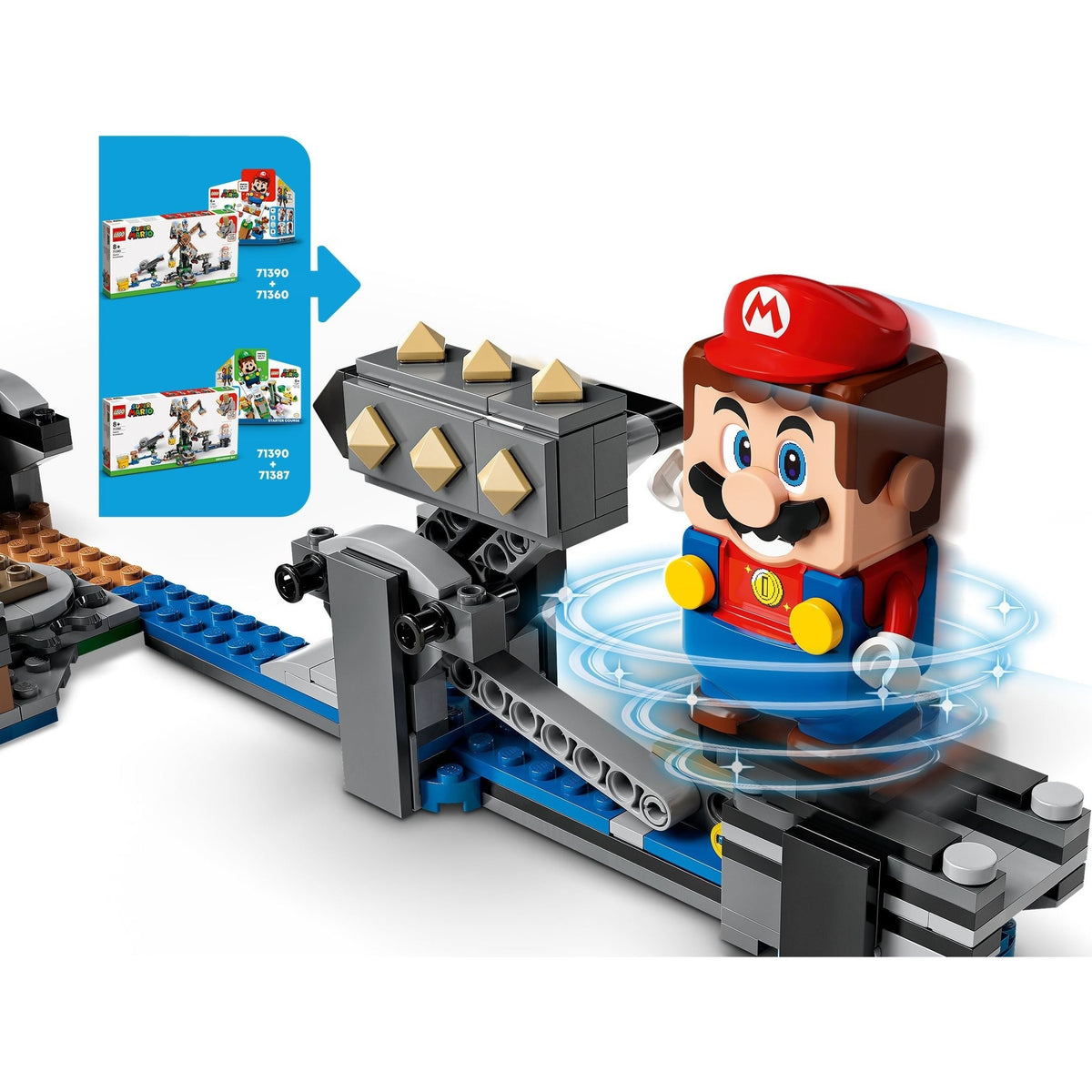 LEGO Super Mario Reznor Knockdown 71390