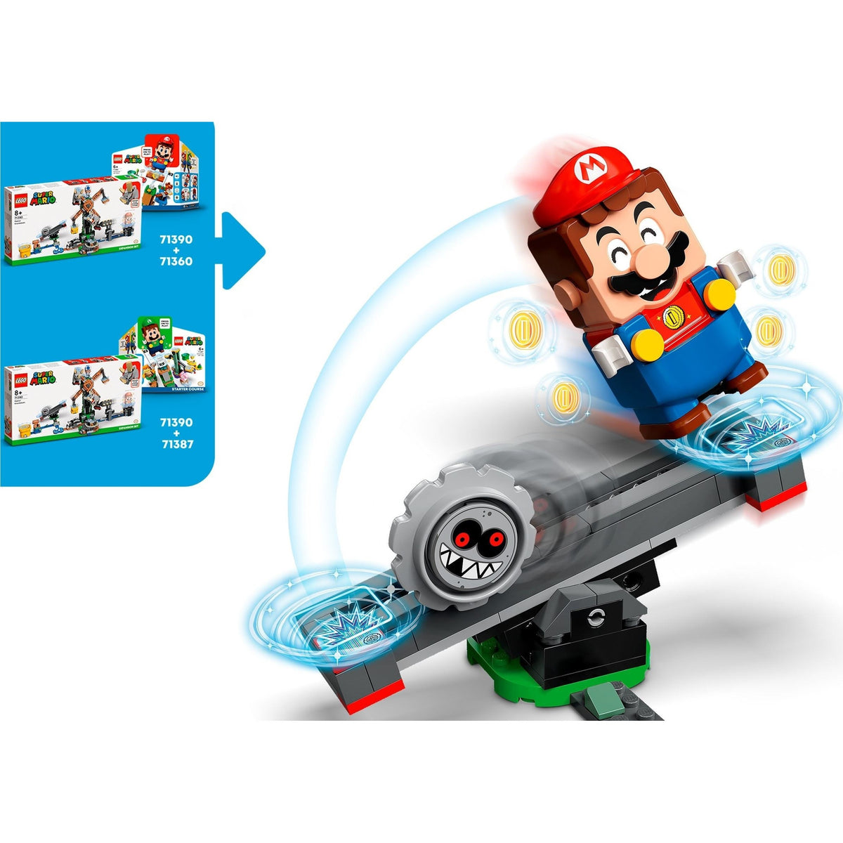 LEGO Super Mario Reznor Knockdown 71390