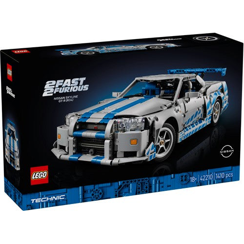 LEGO Technic 2 Fast 2 Furious Nissan Skyline GT-R R34 Car 42210