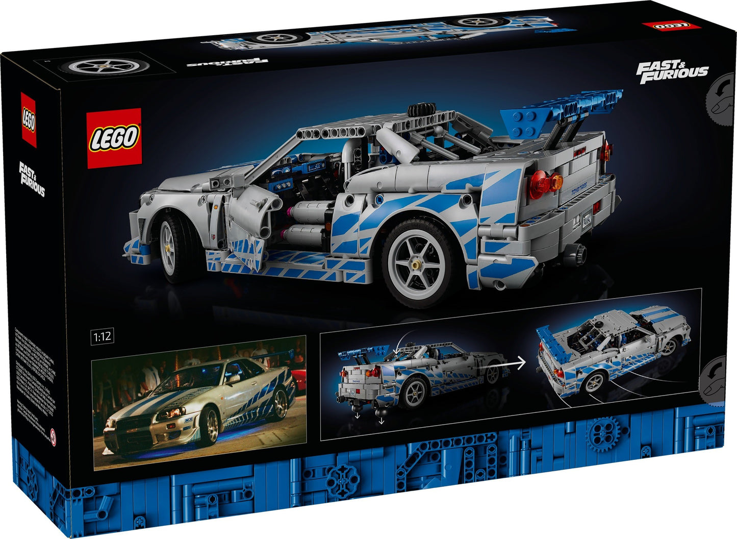 LEGO Technic 2 Fast 2 Furious Nissan Skyline GT-R R34 Car 42210