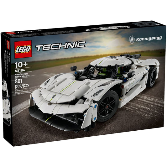 LEGO Technic Koenigsegg Jesko Absolut White Hypercar 42184