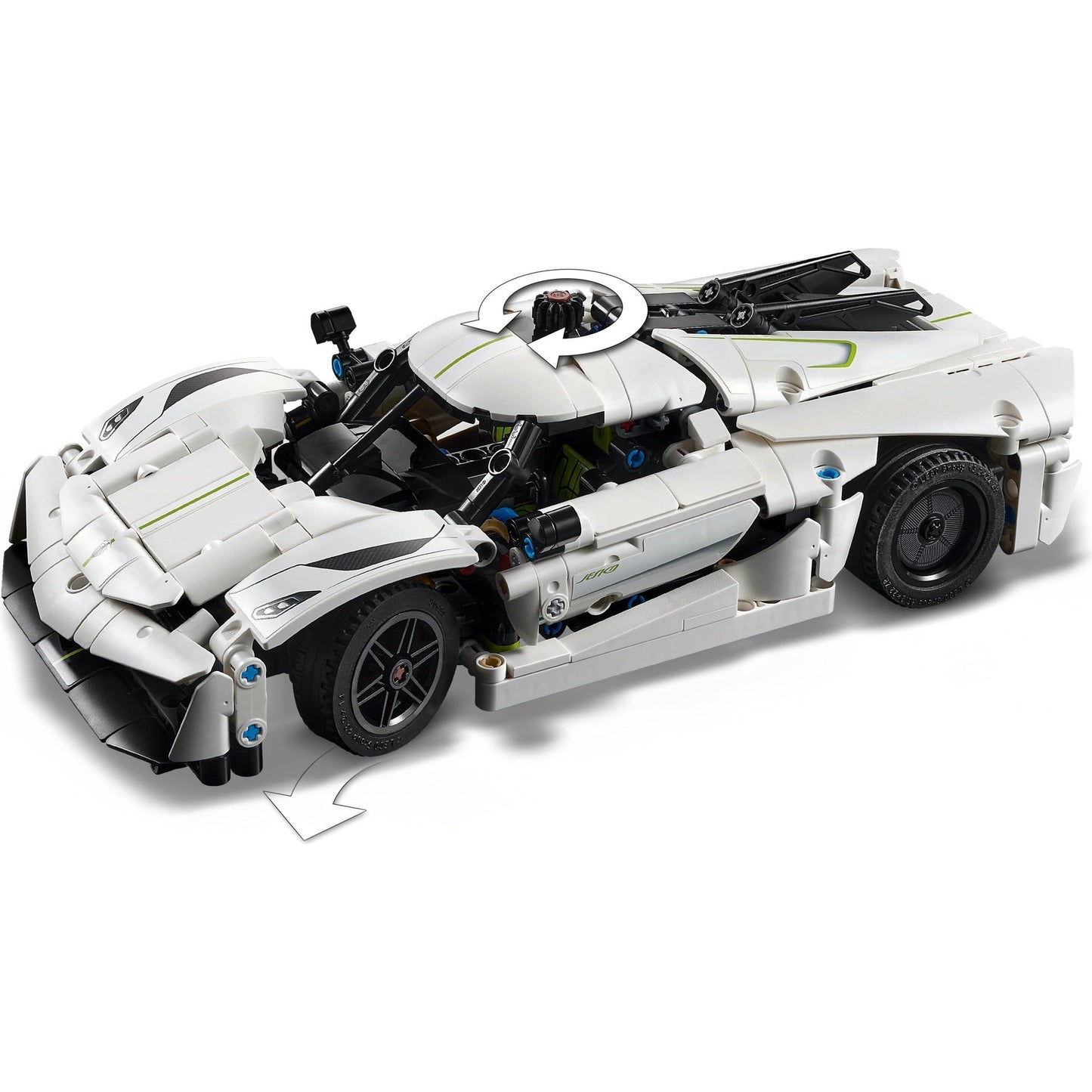 LEGO Technic Koenigsegg Jesko Absolut White Hypercar 42184