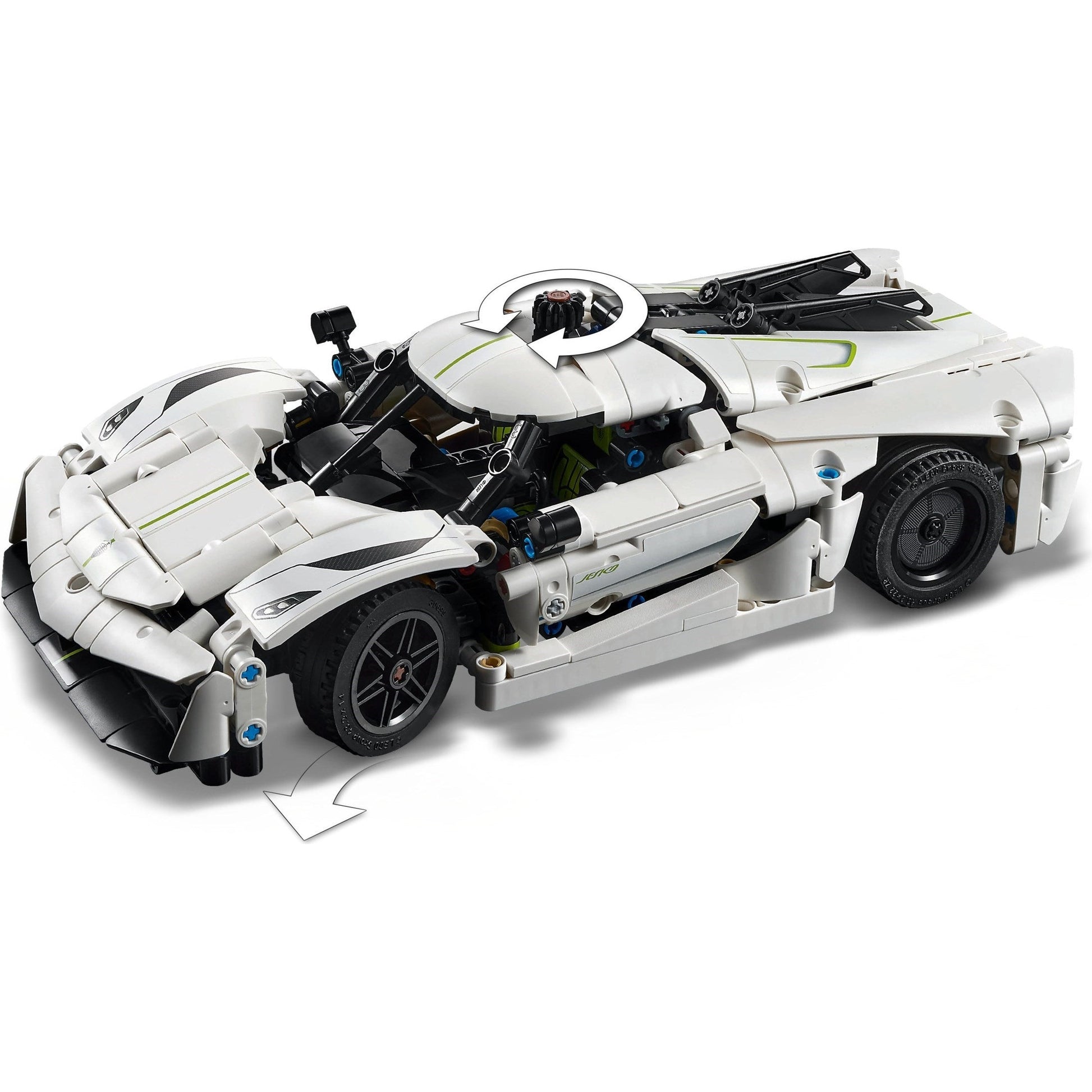 LEGO Technic Koenigsegg Jesko Absolut White Hypercar 42184