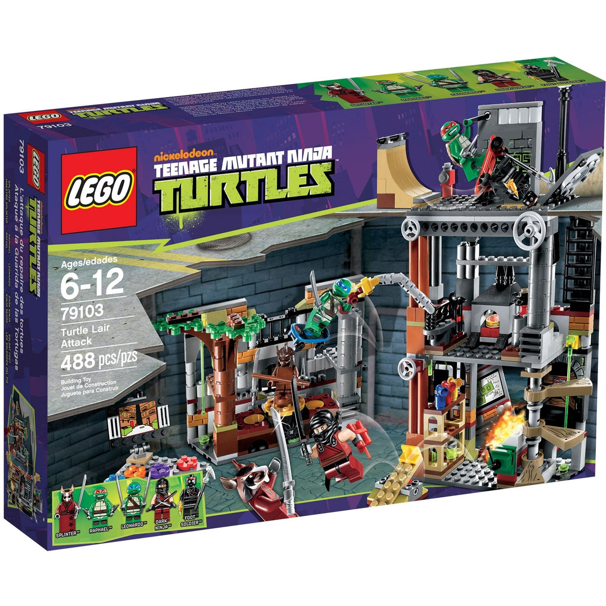 LEGO Teenage Mutant Ninja Turtles Turtle Lair Attack 79103