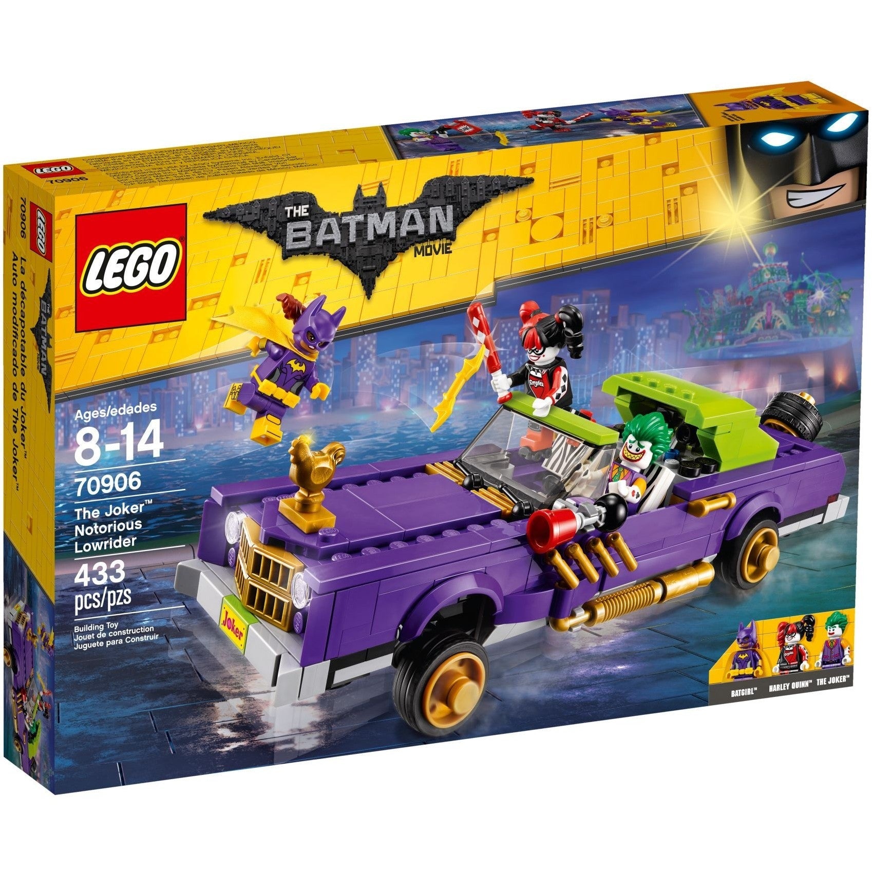 LEGO The LEGO Batman Movie The Joker Notorious Lowrider 70906