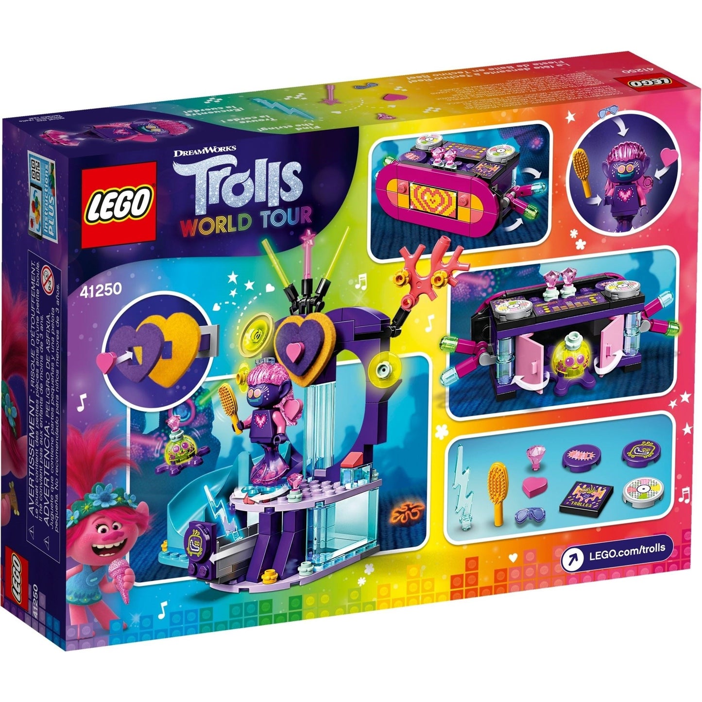 LEGO Trolls World Tour Techno Reef Dance Party 41250