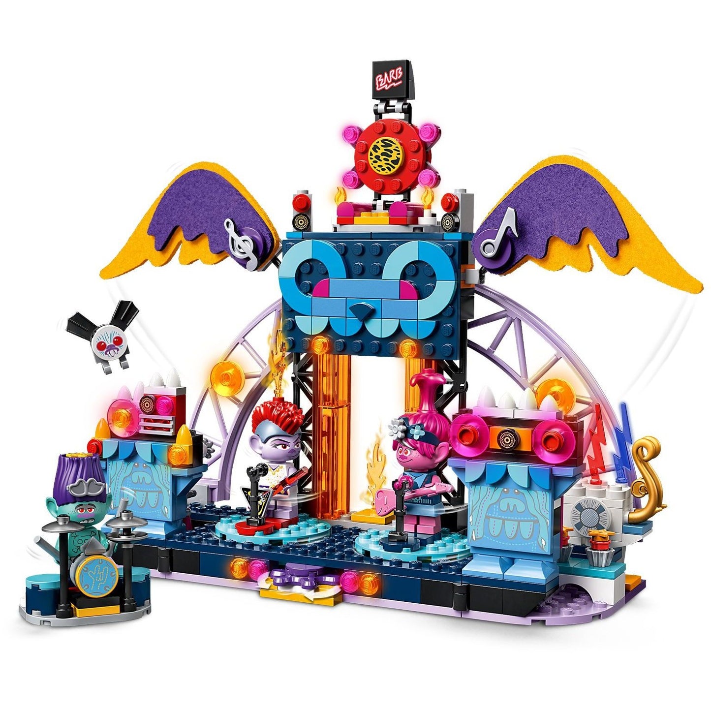 LEGO Trolls World Tour Volcano Rock City Concert 41254