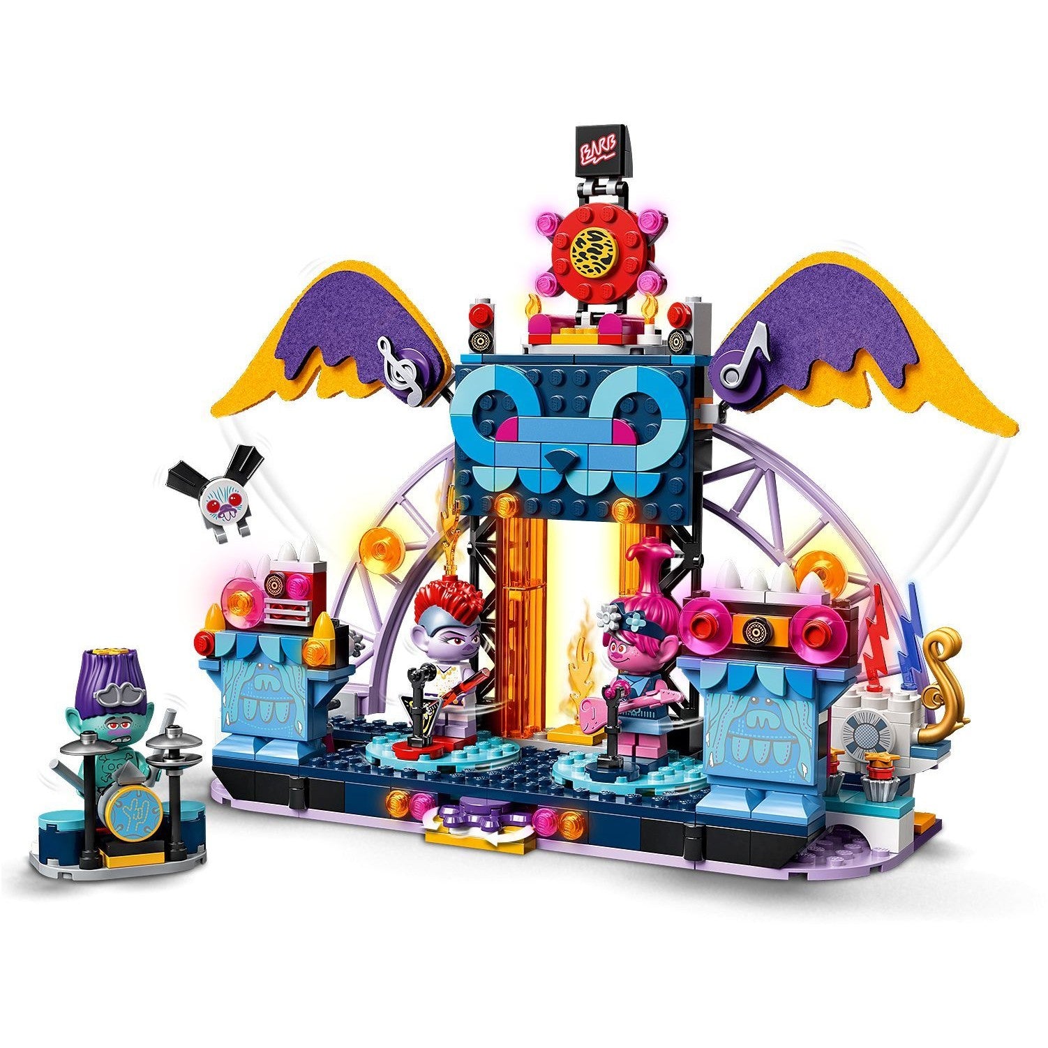 LEGO Trolls World Tour Volcano Rock City Concert 41254