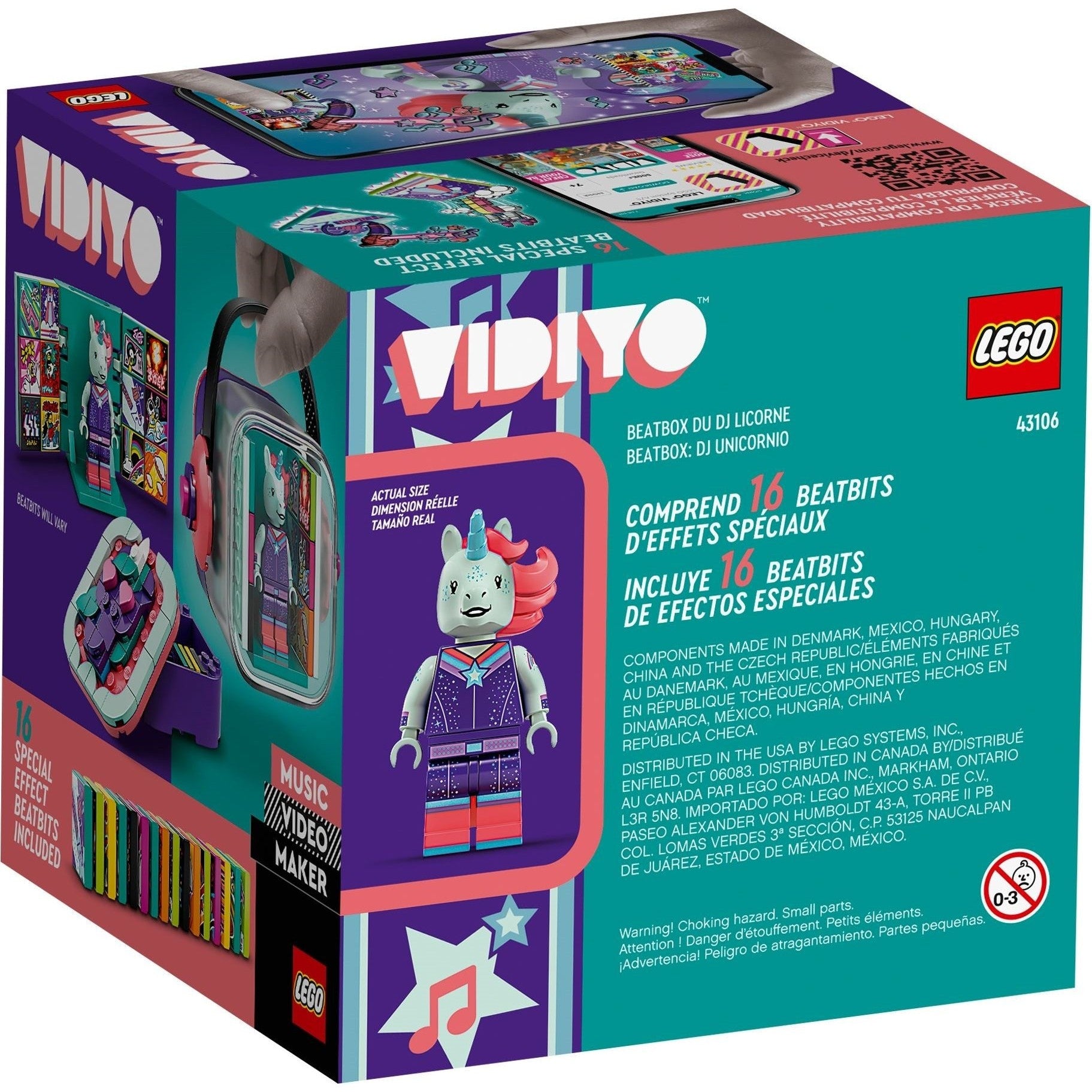 LEGO Vidiyo Unicorn DJ BeatBox 43106