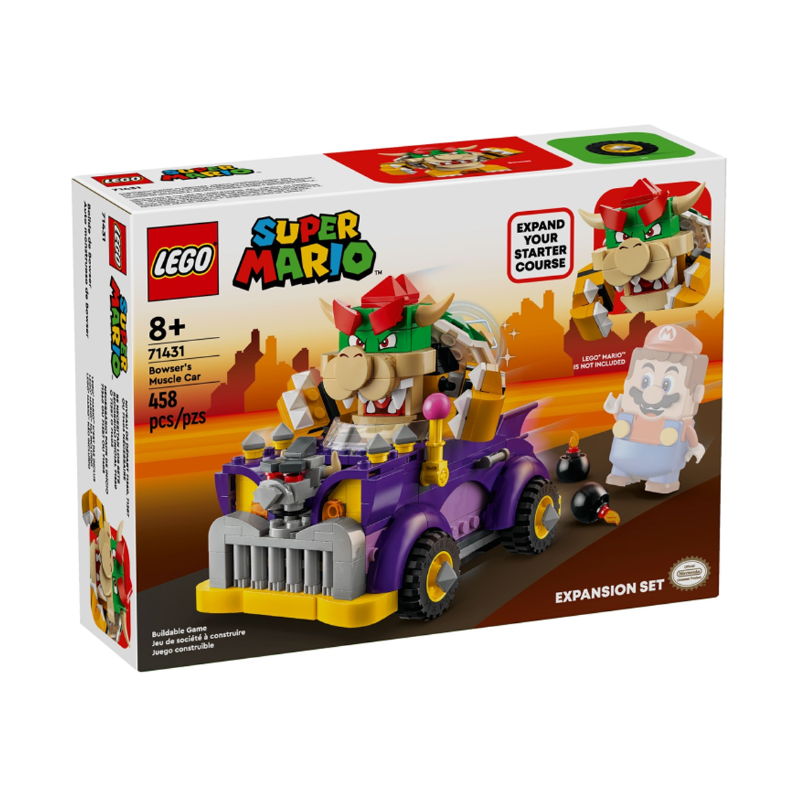 Lego Super Mario Bowser's Muscle Car - Expansion Set 71431