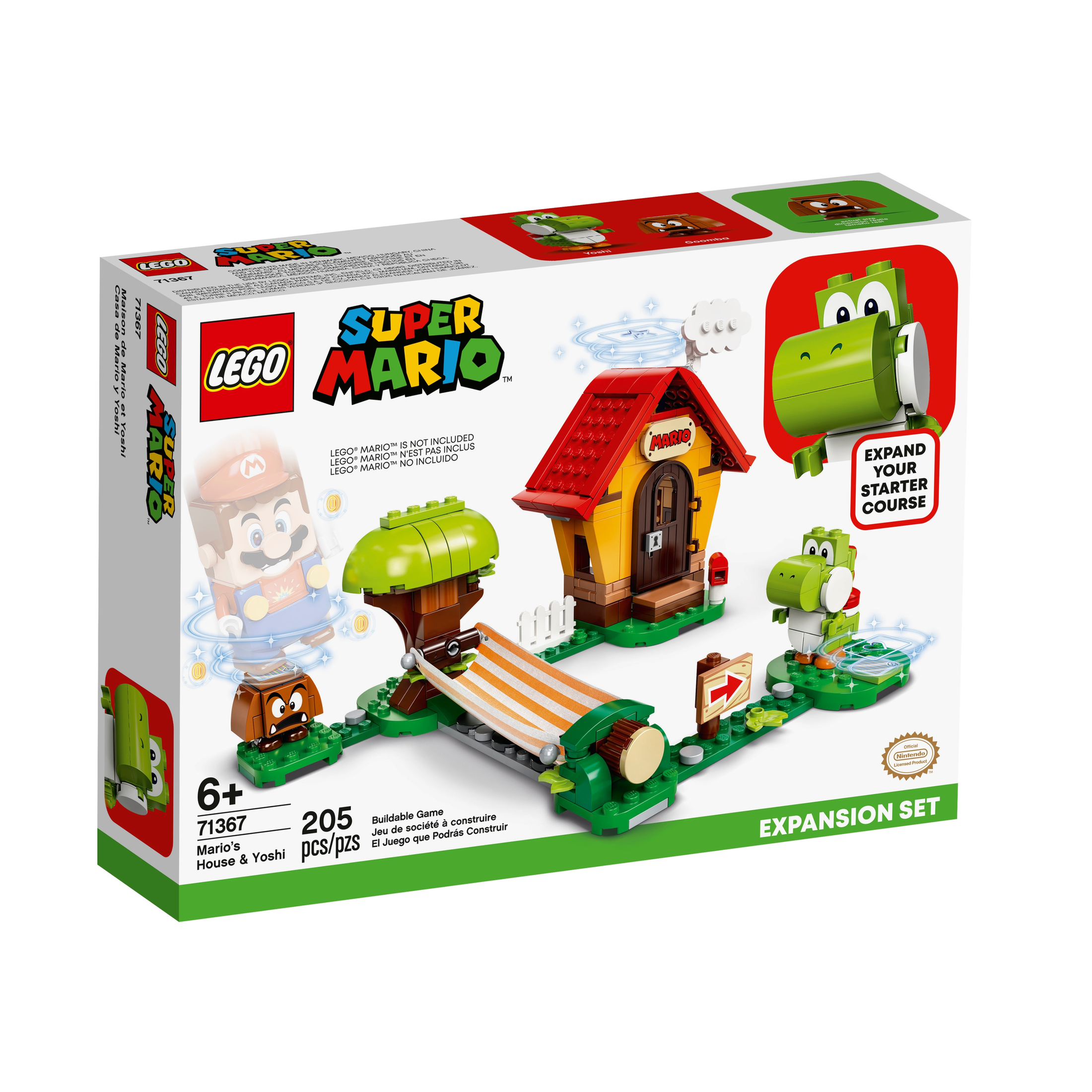 Lego Super Mario Mario's House & Yoshi - Expansion Set 71367 – Toneil ...