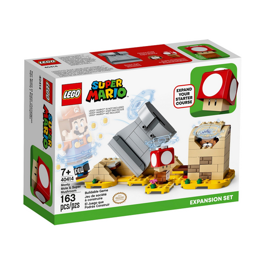 Lego Super Mario Monty Mole & Super Mushroom - Expansion Set 40414