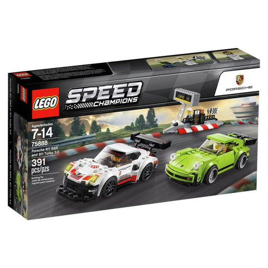 LEGO Speed Champions Porsche 911 RSR + 911 Turbo 75888