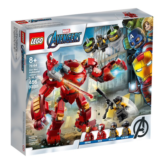LEGO Marvel Avengers Iron Man Hulkbuster versus A.I.M. Agent 76164