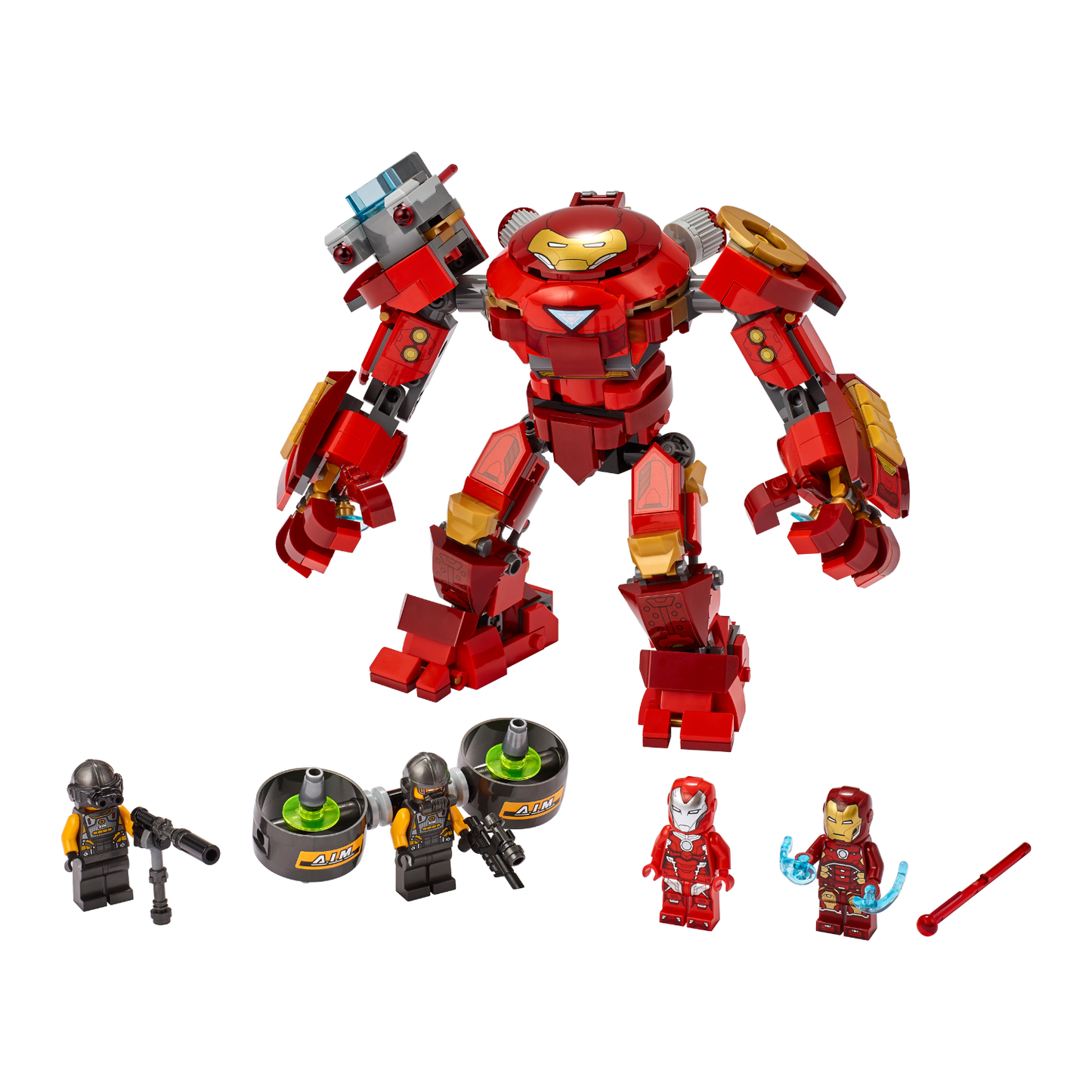 LEGO Marvel Avengers Iron Man Hulkbuster versus A.I.M. Agent 76164