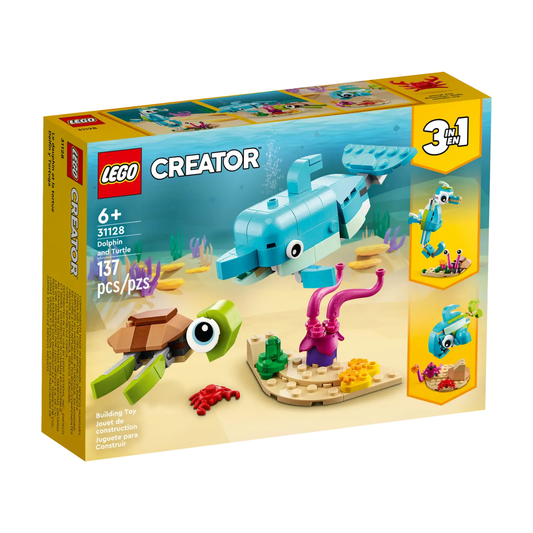 LEGO Creator Dolphin and Turtle 3-in-1 31128