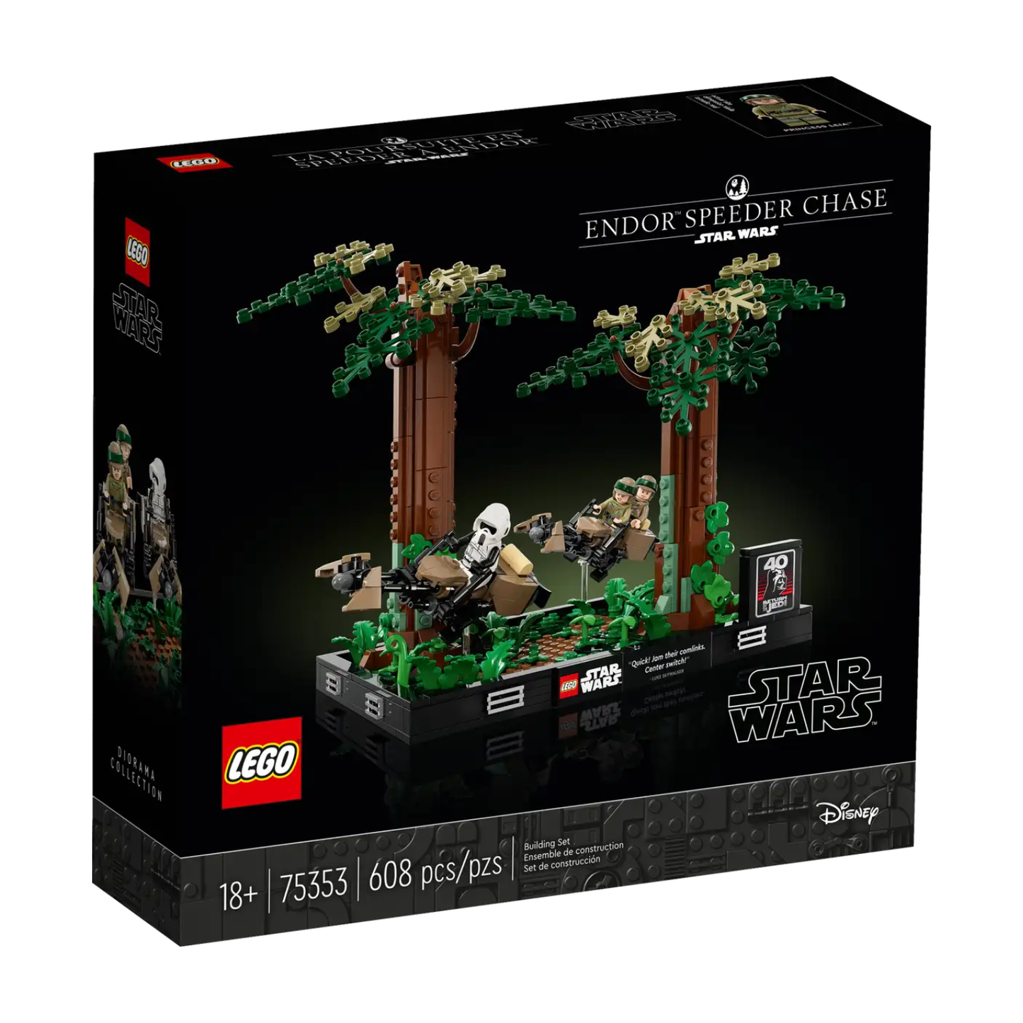 LEGO Star Wars Endor™ Speeder Chase Diorama 75353