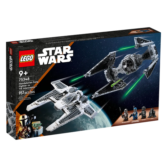 LEGO Star Wars Mandalorian Fang Fighter vs. TIE Interceptor™ 75348