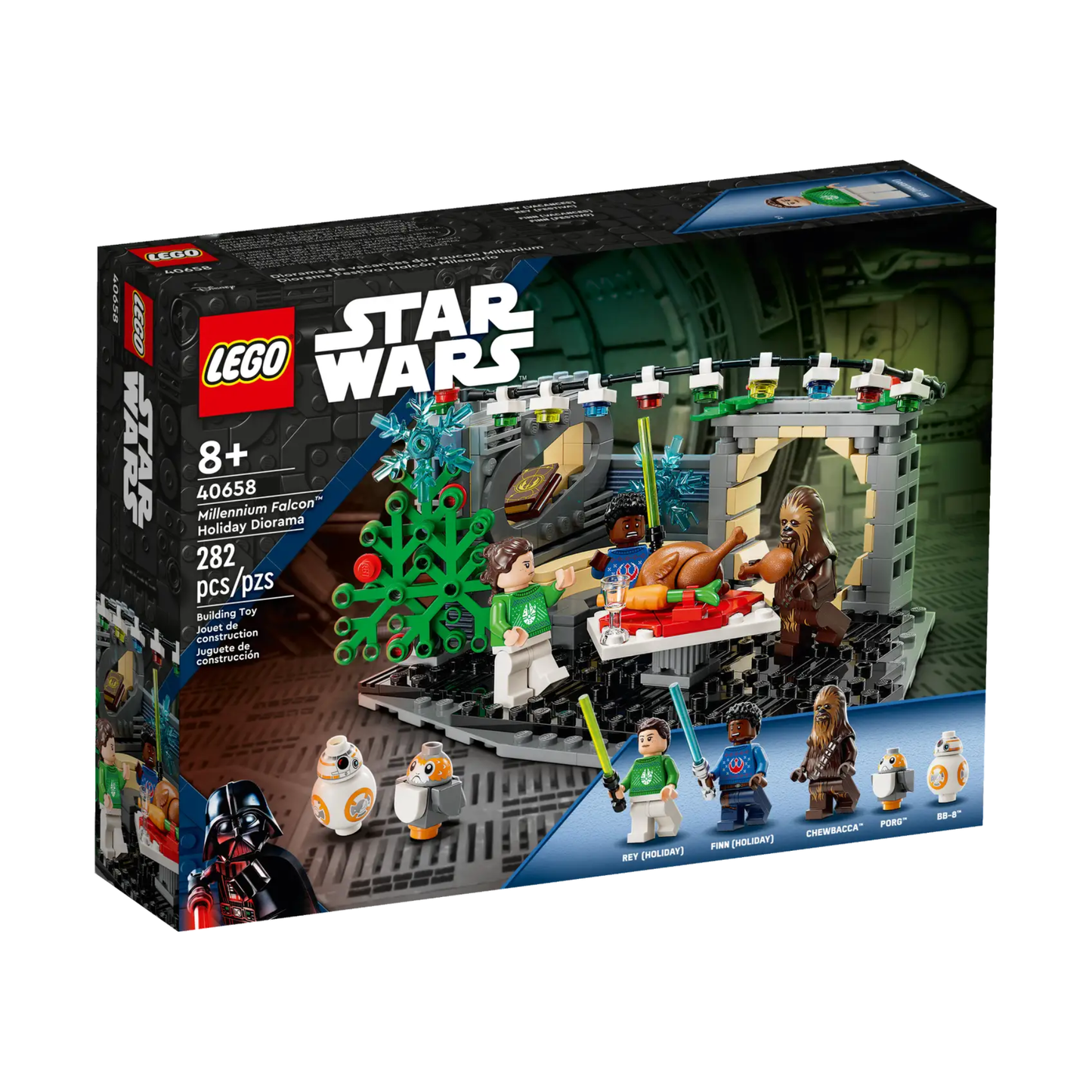 LEGO Seasonal Star Wars: Millennium Falcon Holiday Diorama 40658