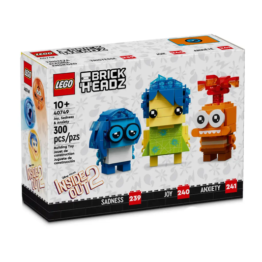 LEGO Brickheadz Joy, Sadness & Anxiety 40749