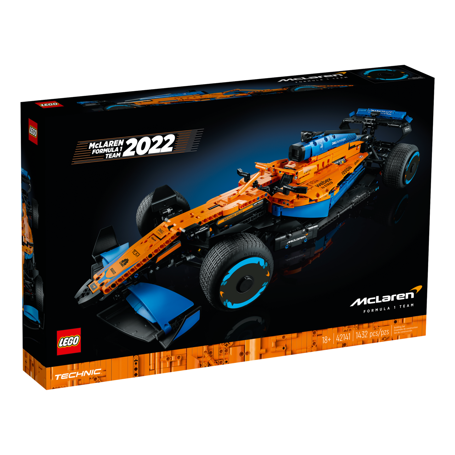 LEGO Technic McLaren Formula 1 Team 2022 Race Car 42141
