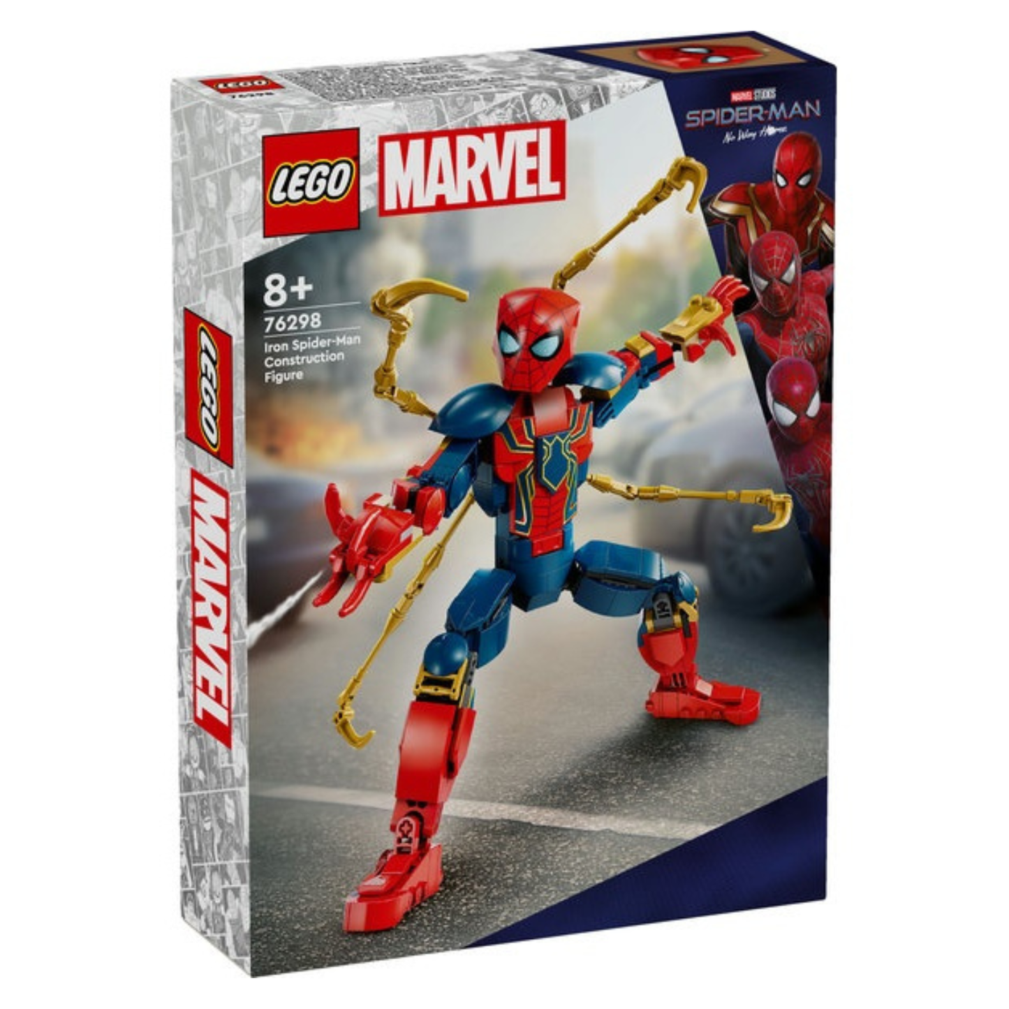 LEGO Marvel Iron Spider-Man Construction Figure 76298