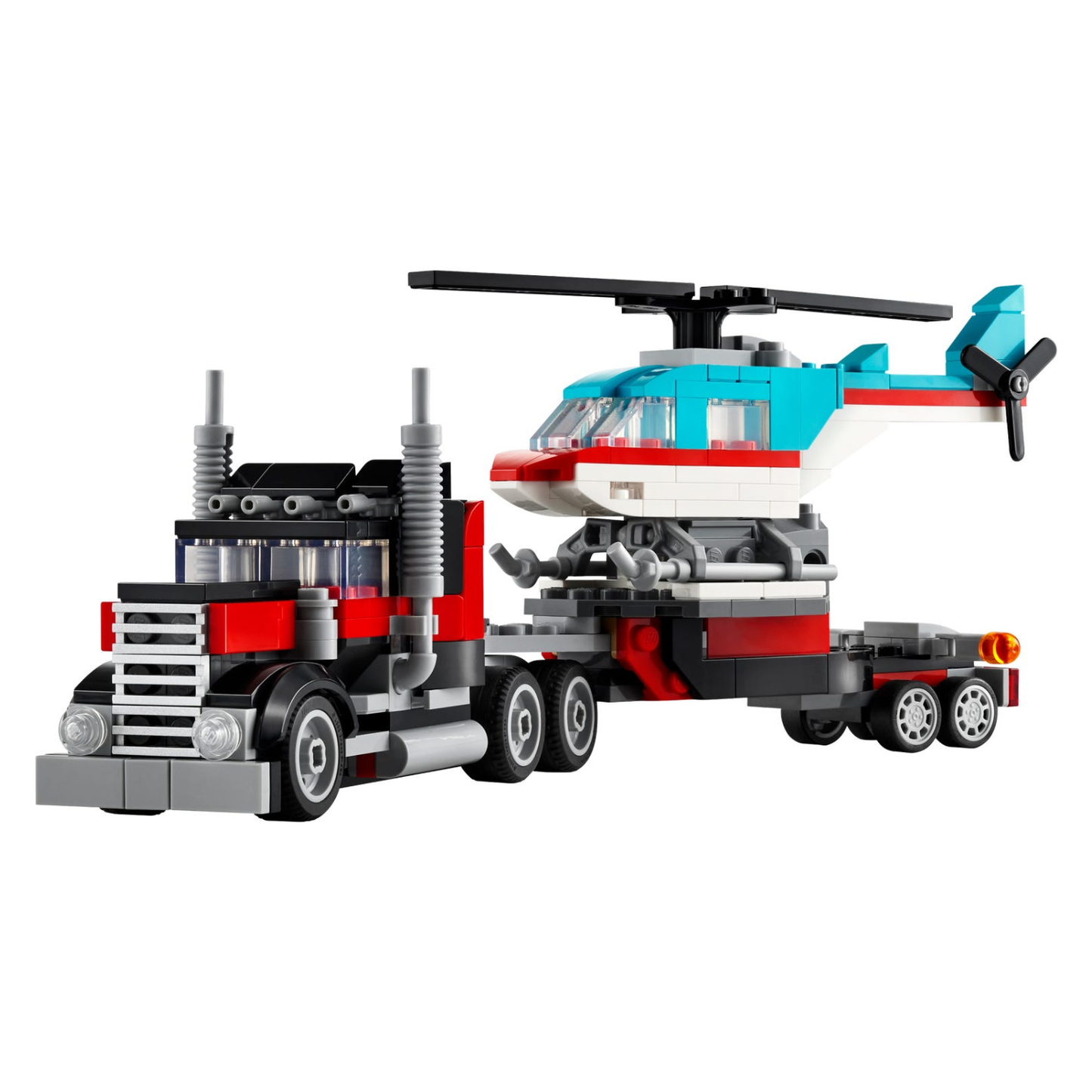 LEGO Creator 3-in-1 Flatbed Truck with Helicopter 31146