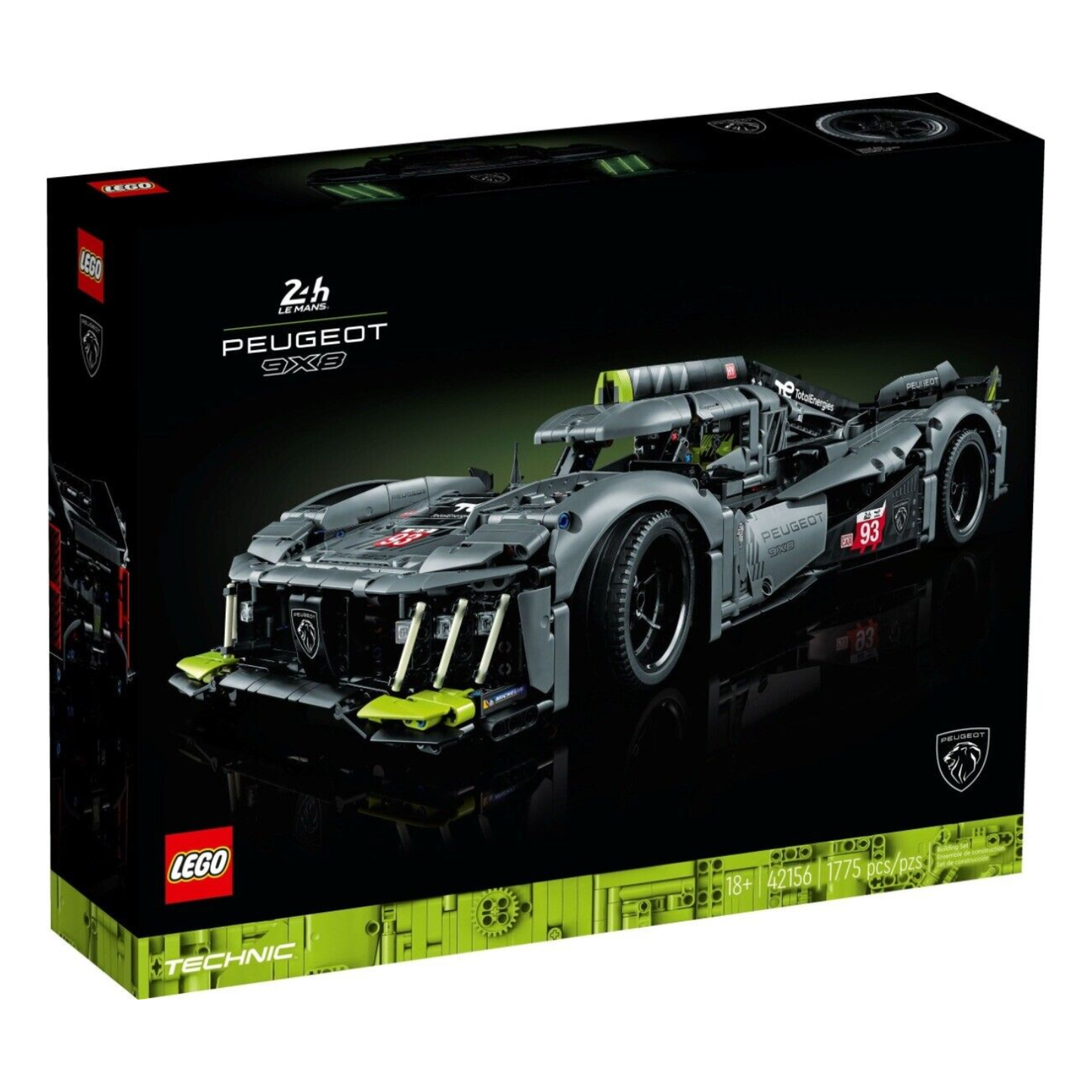 LEGO Technic Peugeot 9X8 24H Le Mans Hybrid Hypercar 42156
