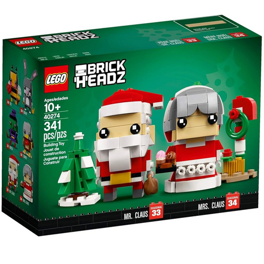 LEGO BrickHeadz: Mr & Mrs Claus 40274