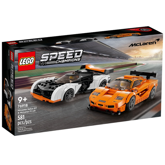 LEGO Speed Champions McLaren Solus GT & McLaren F1 LM 76918