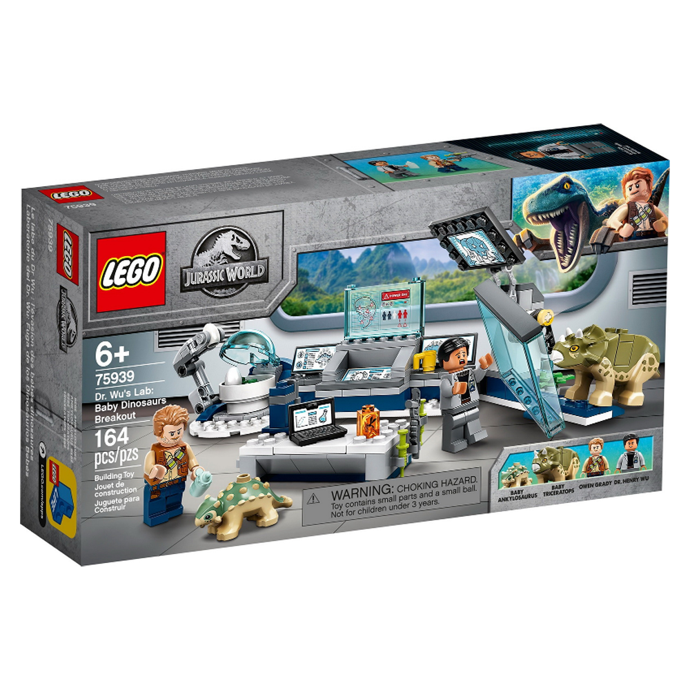 LEGO Jurassic World Dr. Wu's Lab: Baby Dinosaurs Breakout 75939