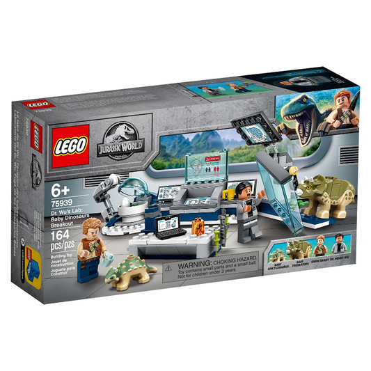 LEGO Jurassic World Dr. Wu's Lab: Baby Dinosaurs Breakout 75939