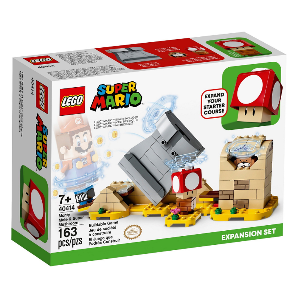 Lego Super Mario Monty Mole & Super Mushroom - Expansion Set 40414