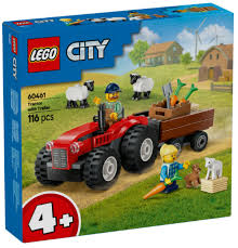 LEGO City Red Farm Tractor with Trailer & Sheep 60461