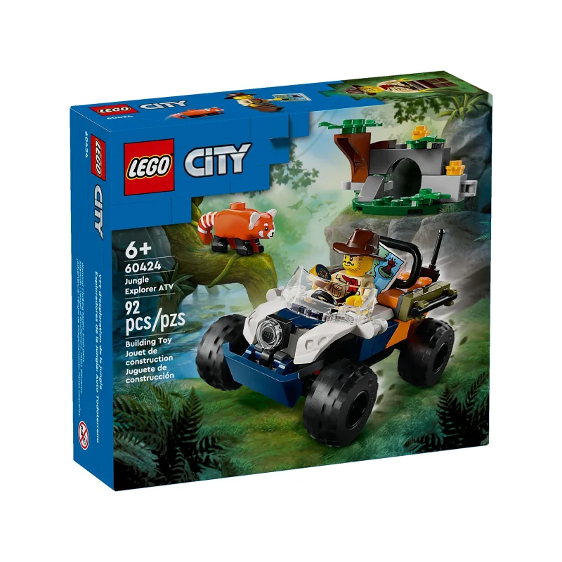 LEGO City Jungle Explorer ATV Red Panda Mission 60424